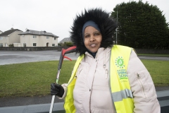 A volunteer who took part in the Castlebar Tidy Towns National Spring Clean last week of the N5 Road to Castlebar where they collected over 100 bags of rubbish along with 45 new volunteers from both Asylum Seekers in the area (International Protection) and a group from Ukraine that are stationed in Breaffy. Photo taken by Alison Laredo